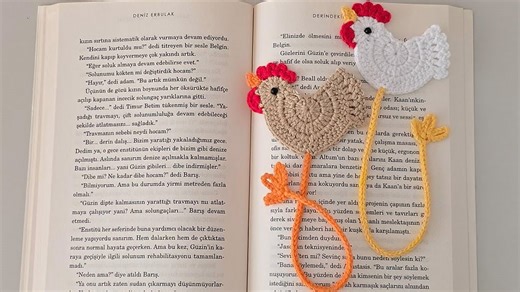 How to crochet a chicken bookmark for beginners easy and fun