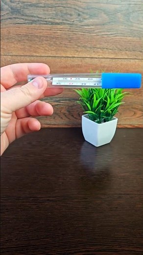 How to use a thermometer correctly.