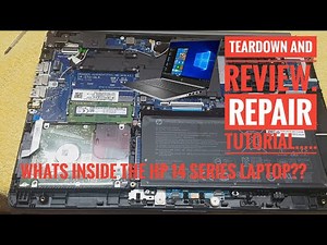 HP SERIES 14 LAPTOP TEAR-DOWN AND REPAIR TUTORIAL.