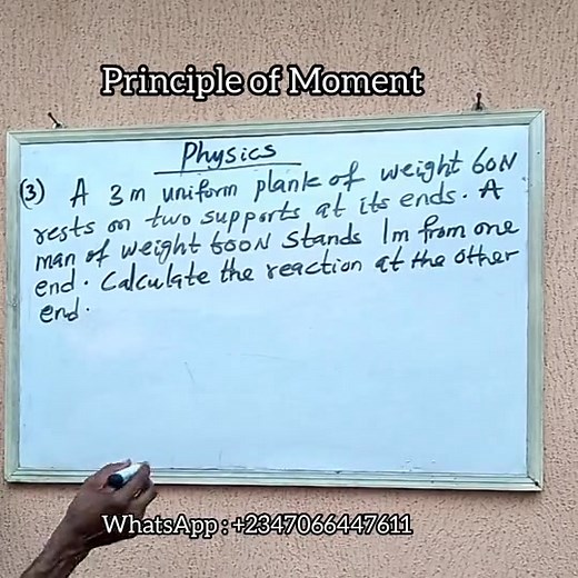 1.8K views · 79 reactions | Principle of moment ( example 3 ) Keep learning #physics #goviral | Physics & Mathematics lovers | Facebook