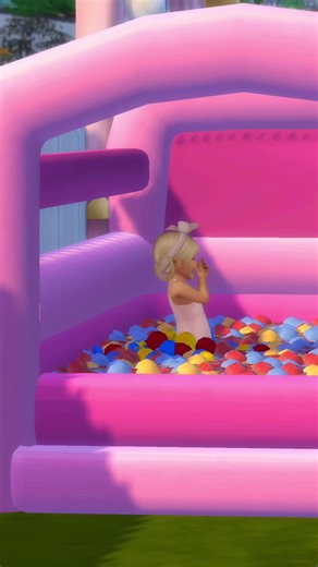 Harriet’s little birthday party 🥹 no one wanted to listen so we made do with what we got 😂 ill add her birthday cc in comments 🩷 #sims4 #storytelling #shortstories