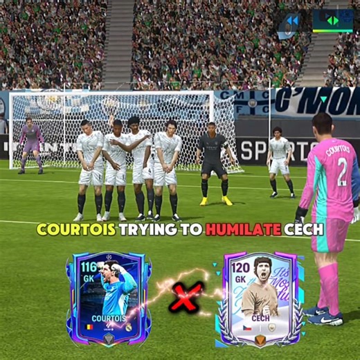 Cech humiliated Courtois ☠️