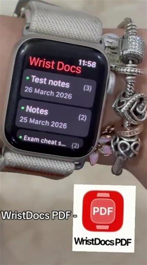 Can You View PDFs on Apple Watch? ⌚ (Surprisingly Works) #applewatch #watchpdf #applewatchtips #tech