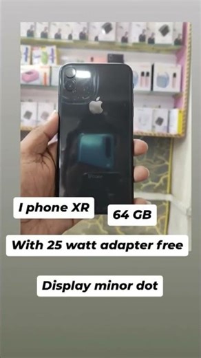 Apple iPhone XR 64GB available at Mobile MartBest condition used iPhone25W