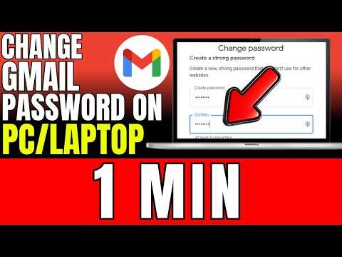 How To Change Gmail Password On PC & Laptop (2026)