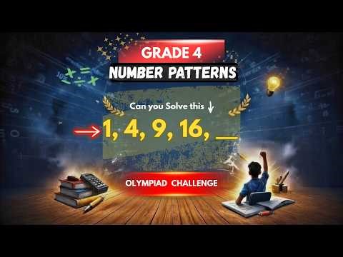 Grade 4 Number Patterns Olympiad Practice Test#1 | IMO • Math Kangaroo Style