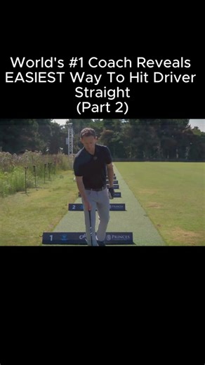 World's #1 Coach Reveals EASIEST Way To Hit Driver Straight - Part 2 #golf #golfer #sports #trick #longervideos