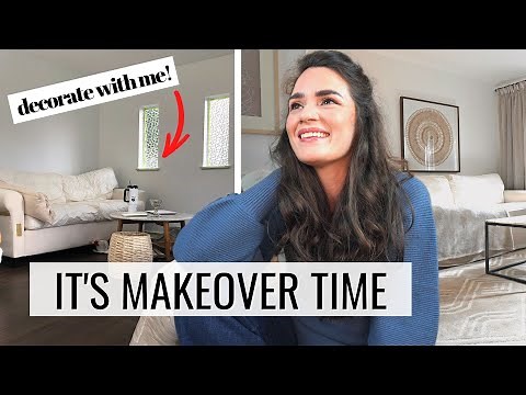 Den Makeover! Create a Cozy, Neutral Space (without buying all new furniture!)