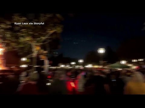 Disneyland Dragon in Flames During Nightly Show