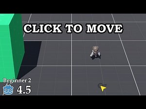 How to move on click - Learn Godot 4 3D - no talking