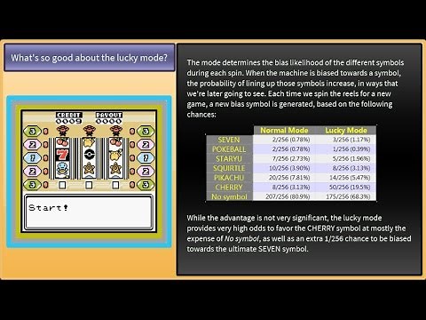 Pokemon G/S/C - A look at the inner-workings of slot machines