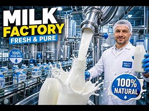 How Milk Is Processed in Factory | Complete Milk Processing Process