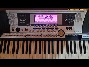 Yamaha PSR 550 Factory Demo