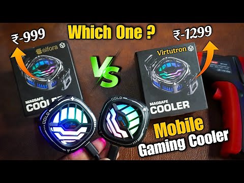 Elfora Vs Virtutron Frost Mobile Magnetic Gaming Cooler || Compare virtutron Elfora Mobile cooler