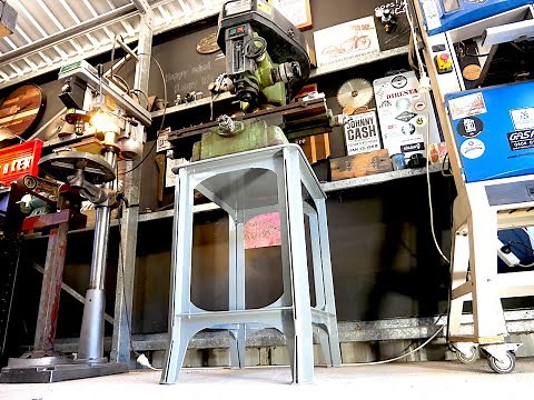 Making a 'Beefy" Steel Milling Machine Stand - Forme Industrious