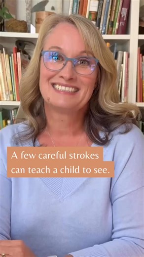 Nicole Williams | Charlotte Mason Science & Nature Curriculum on Instagram: "Brush drawing is the watercolor method Charlotte Mason used in her schools — what artists today call wet-on-dry painting. The brush is loaded with color and applied to dry paper. This simple change gives greater control, letting children paint neatly and intentionally. 🎨 It’s more than technique — it’s training the eye to see: to notice proportion, color, form, and detail. Each careful stroke becomes a way of translati