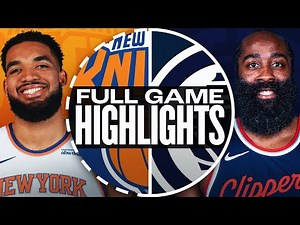 KNICKS at CLIPPERS | FULL GAME HIGHLIGHTS | March 7, 2025 (edited)
