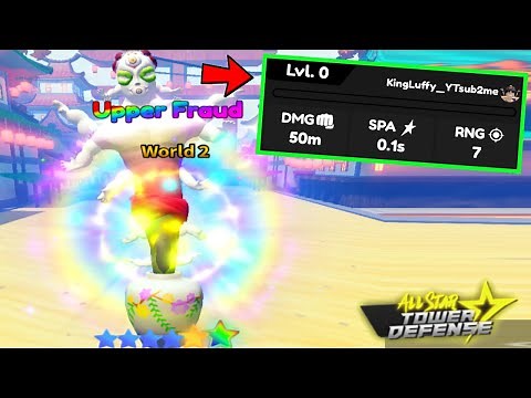 [NEW CODE] NEW 6 STAR GYOKKO IS META 50M DMG 0.1 SPA! SHOWCASE (UPPER FRAUD) ALL STAR TOWER DEFENSE