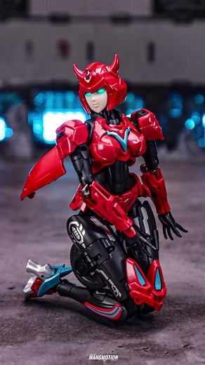 CollectionSpace CS-02 Transformable Bishoujo Little Red Mecha Girl #transformers #spicyanimation #actionfigures #Toys #Robot #unboxing