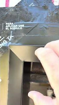 Best way to wrap garage door trim