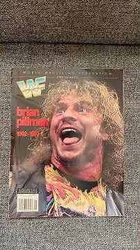WWF Magazine with Brian Pillman Tribute #wwe #prowrestling