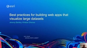 Best Practices for Building Web Apps that Visualize Large Datasets