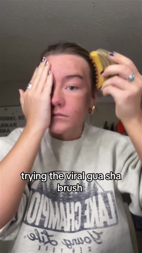Viral Gua Sha Brush Routine for Lymphatic Drainage