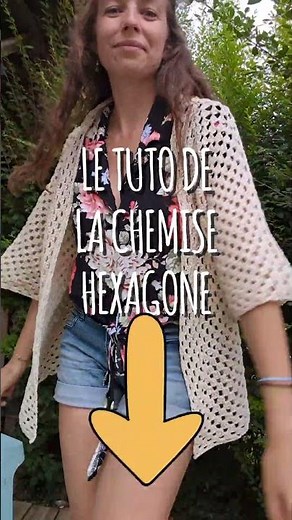 Tuto Gilet Hexagone au Crochet Facile – Idéal Débutant·e 🧶