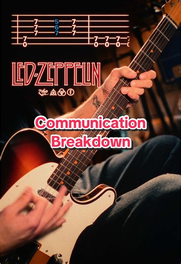 Learn Guitar: Communication Breakdown by Led Zeppelin