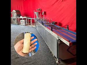 High capacity lumpia machine for spring roll maker 3000pcs/h lumpia and spring roll machine