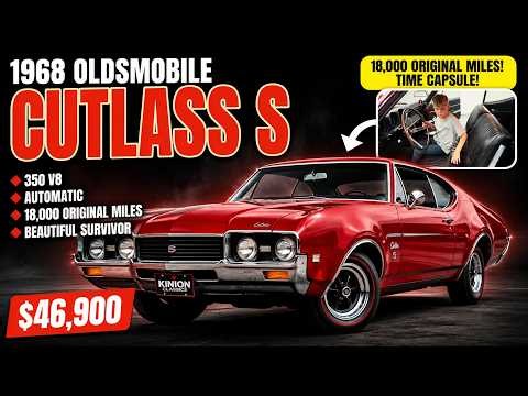 Only 18,000 Original Miles! 1968 Oldsmobile Cutlass S Time Capsule