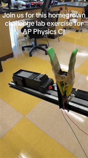 AP Physics C challenge lab practical: “The Crashpoint”. #physics #apphysicscmechanics