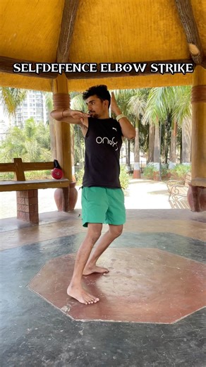 Basic Elbow Strike Technique for Self Protection | Step by Step Tutorial #selfdefense #yt #shorts