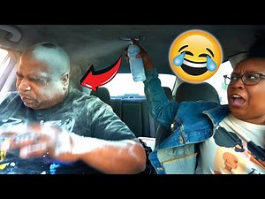 EPIC PRANK: SPRAYING CHRISTMAS SNOW ON SLEEPING FIANCE! |MUST WATCH *HILARIOUS*