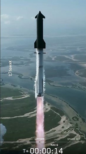 Así fue el despegue de la nave Starship V3 de SpaceX