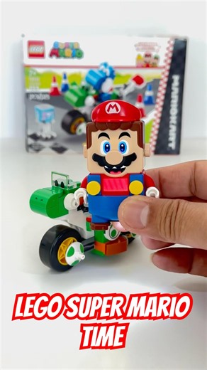 Lego Super Mario How Fast Yoshi’s Bike #lego #mario