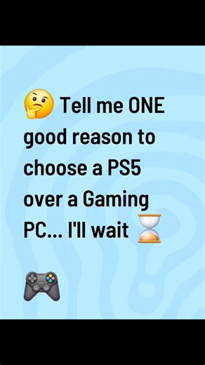 Allied Gaming on Instagram: "Console Gaming in 2025 🥀 Valid reason ONLY 🚫 PC vs PS5 🎮 Console vs PC 🤔"