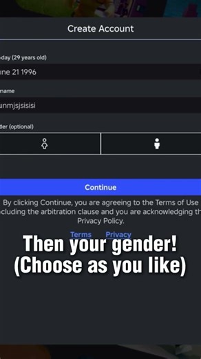 How to sign up for Roblox ( 2026 - updated ) #roblox #millionsviews #viral #tutorial #account #trend