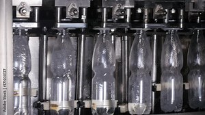 Water bottling line for processing and bottling pure water