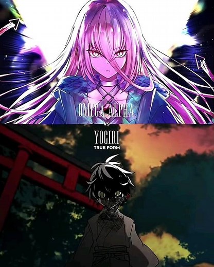 Yogiri Takatou (True Form) VS Omega Alpha | The End of Everything | #shorts #anime #animeshorts #fyp
