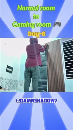 Normal room to Gaming room: Day3#gta5 #minivlog #subscribemychannel #gamingroomtransformation