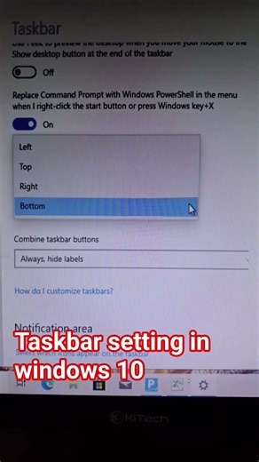 #computer taskbar setting in windows 10#advance setting in computer#taskbar setting #windowstips