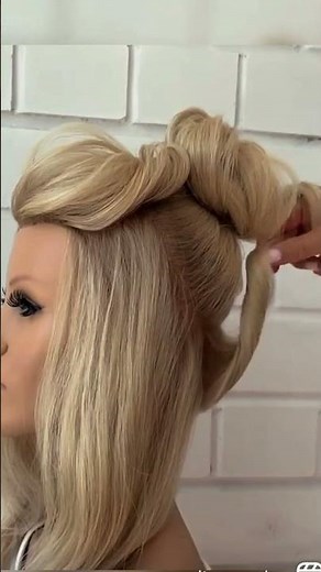 How to twist and pin an updo #hairstyle #updotutorial #diy