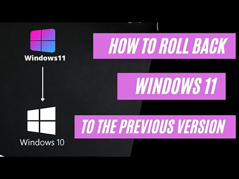 How to Roll Back Windows 11 to the Previous Version | restore previous version windows 10