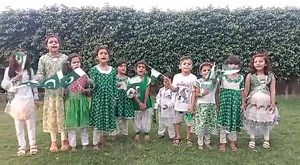 National anthem by children❤️ video by Farzana kausar | Voice of Multan