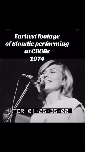 Blondie's FIRST CBGB Performance? 🔥 Rare 1974 Debbie Harry Footage #shortsviral