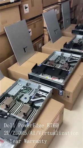 Brand New Intel CPU DDR5 Memory Dell PowerEdge R760 Rack Server NVME 8*2.5" in Stock #serverrack