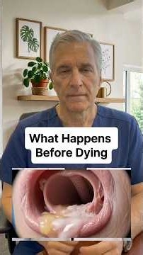 What happens before dying. Learn to recognize the signs before it’s too late. Save this video.