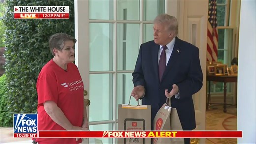 Watch: Fox News hosts fawn over Trump getting McDonald’s Doordashed to the Oval Office