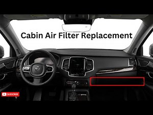 2016-2024+ Volvo XC90 Cabin Air Filter Replacement